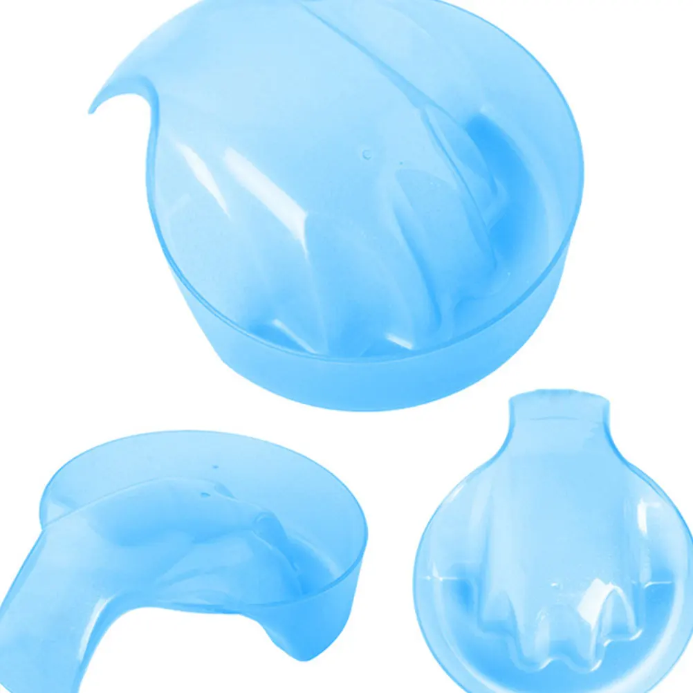 3 قطعة نقع المدمجة مانيكير أداة العناية ل بشرة تليين هلام مزيل طلاء الأظافر صينية مسمار الفن العلاج حوض مانيكير نقع السلطانية