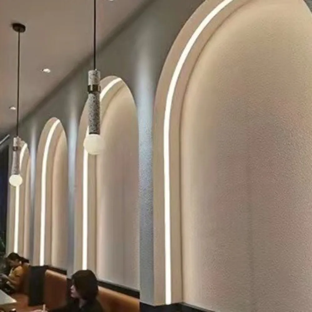 شريط إضاءة LED باعث للضوء، قابل للانحناء، مقاوم للماء، ضوء نيون، موفر للطاقة، ضوء نيون مرن ساطع، حديقة خارجية #3