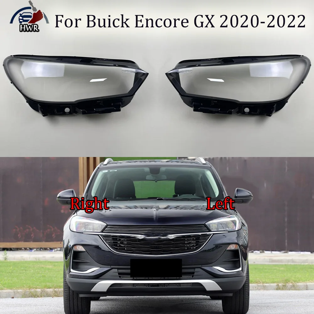 

For Buick Encore GX 2020 2021 2022 Car Front Headlight Cover Auto Headlamp Lampshade Lampcover Head Lamp light Lens Shell Caps