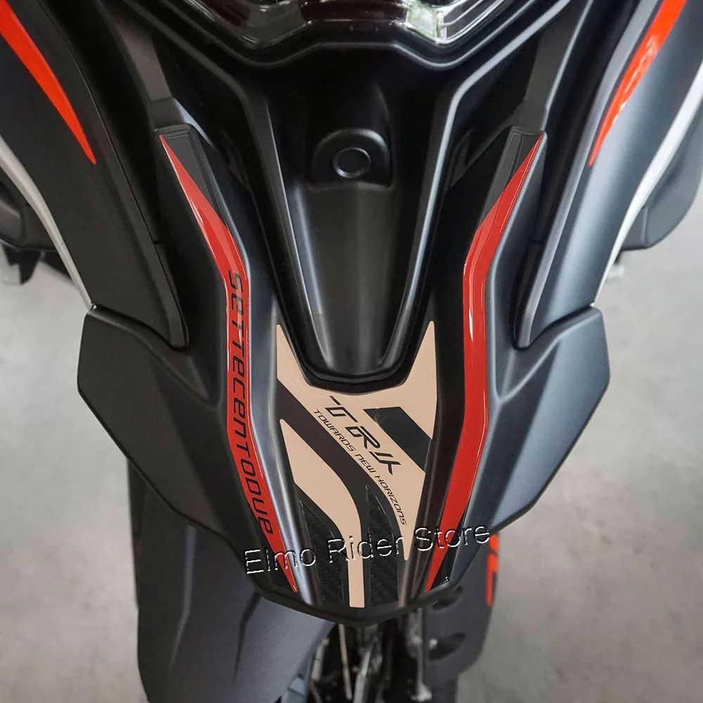 For Benelli TRK 702 TRK 702X 2023- 3D Gel Epoxy Sticker Kit 3D Motorcycle front end Protection Sticker