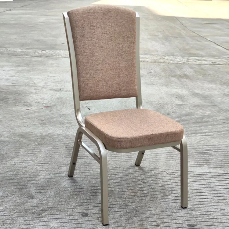 Direct selling hotel banquet chairs, wedding clubs, venues, restaurants, aluminum chairs, backrests, soft upholstered chairs