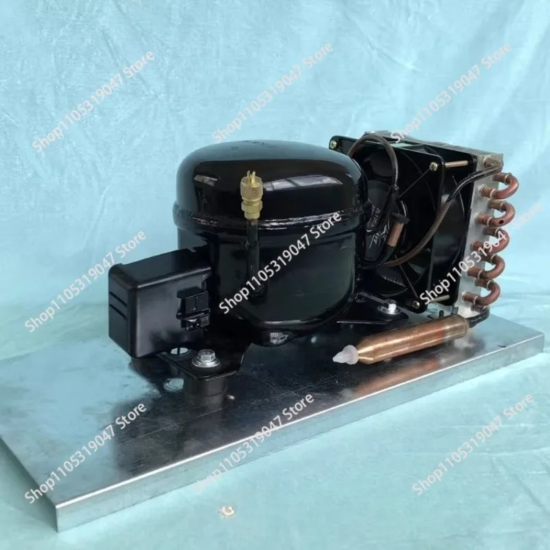 75W/110W R134a-220V Compressor Unit Condenser Small Micro Refrigeration Unit Fan Cooling