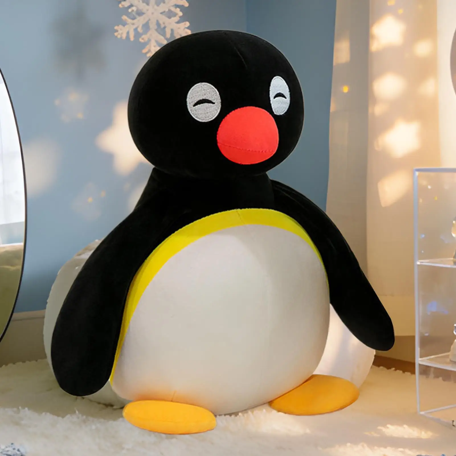 Cute Antarctic Ambassador Penguin Pillow Soft Plush Toy Penguin Hugging Doll Cartoon Animal Cute Home Decor Kid Birthday Gift