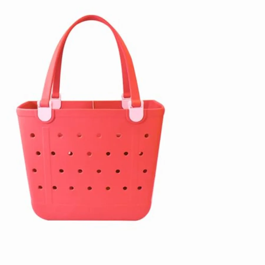 Rubber Beach Bag Tote Bag For Women Sandproof Travel Tote Bags For Beach Outdoor Sports