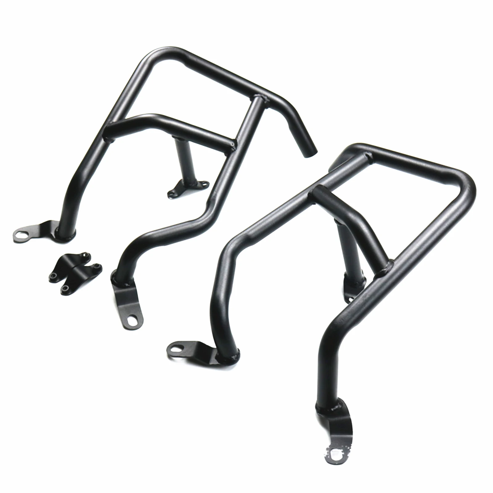 2PCS Motorcycle Engine Guard Crash Bar Protector Carbon Steel With Screws For Honda NC750X 2021-2023