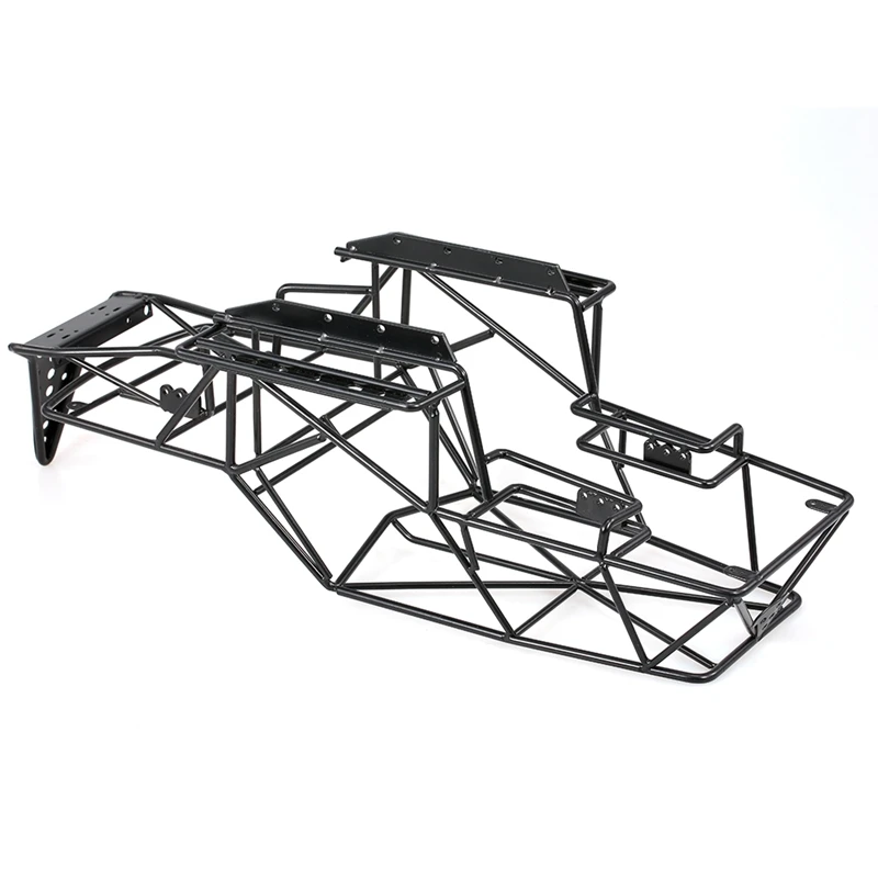 Black Metal Roll Cage Chassis Frame For Axial Wraith 90018 AX90018 1/10 Scale RC Car Rigid Chassis With Perfect Design RC Part