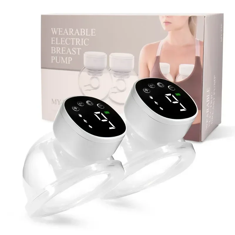 Bilateral Hands-free Wearable Breast Pump Electric Fully Automatic Integrated Breast Pump Portable Breast Pump  Breast Feeding