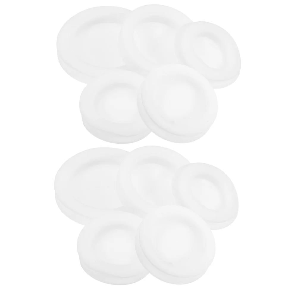 10pcs Rubber Piggy Bank Stopper White Saving Box Replacement Closure Multi sized Bank Easy Use