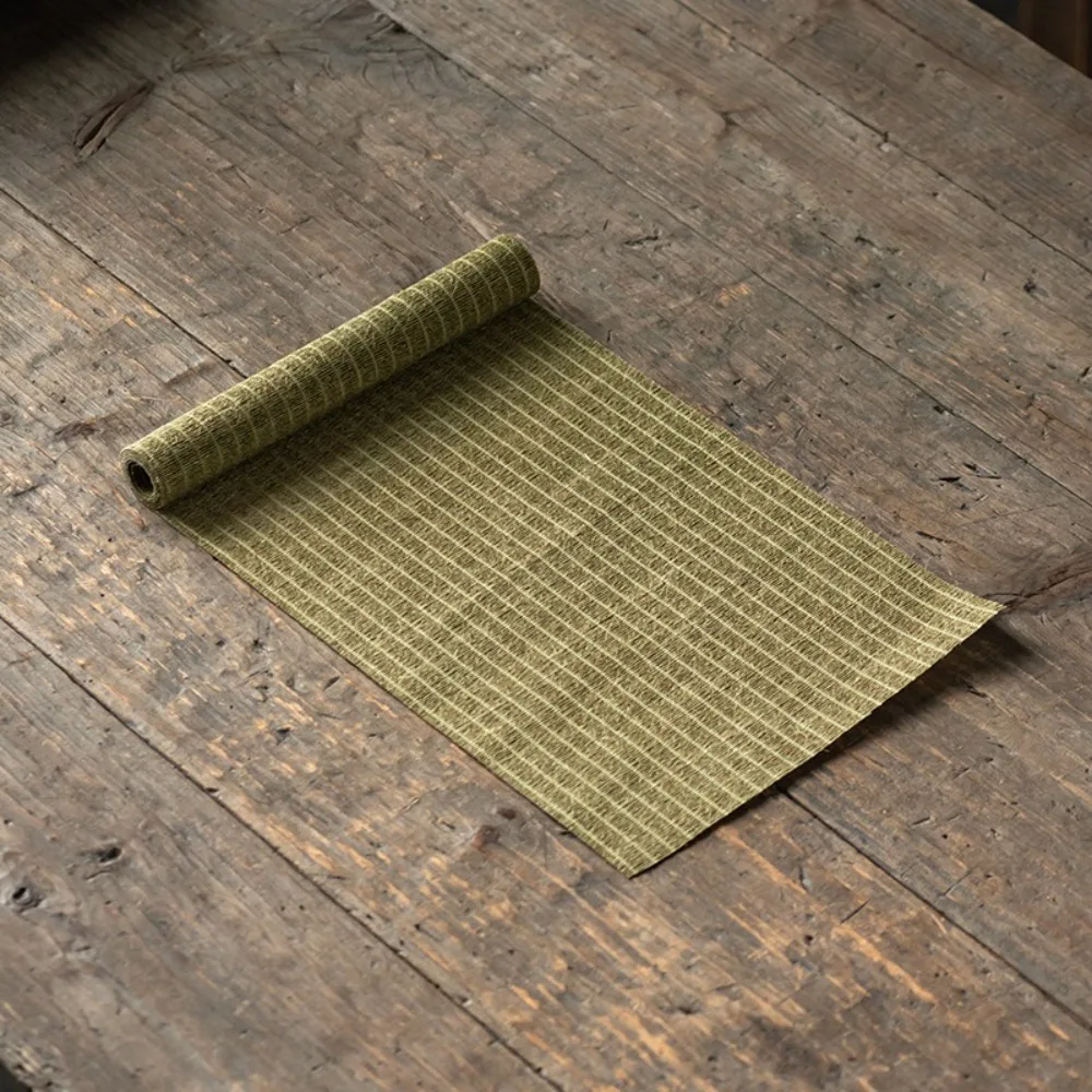 

Waterproof Linen Tea Mat Vintage Chinese Style Desktop Protective Mat Heat Insulation Tea Ceremony Tea Cushion Party Decoration