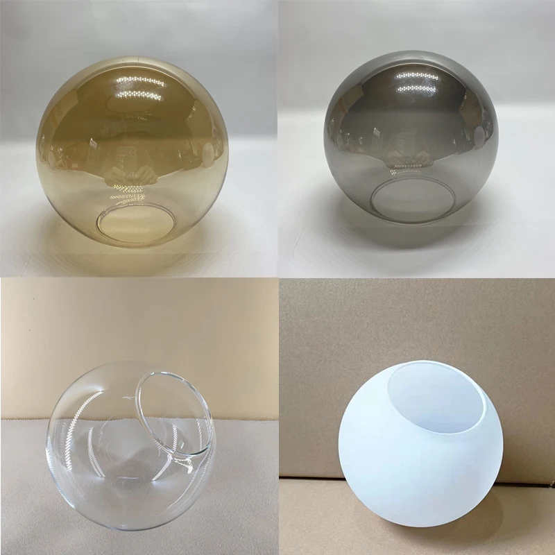 Clear White Gray Replacement Glass Shade for Magic Bean Chandelier Pendant Light Color Fading Blue Globe Lampshade Fitting