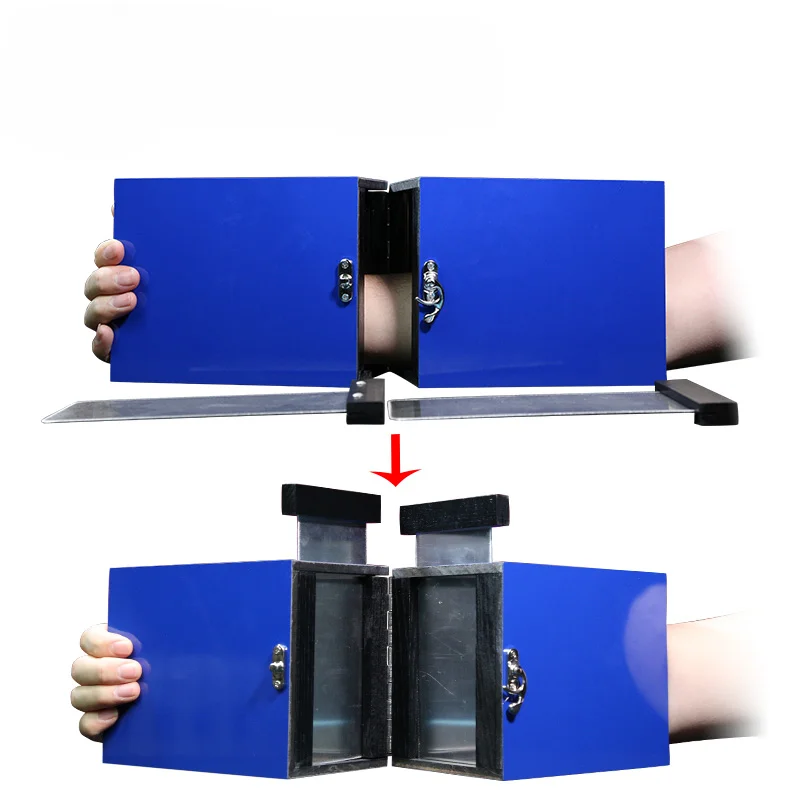 Broken Arm Box Dis One-Person Portable Stage Street Magic Tricks Mentalism Gimmick