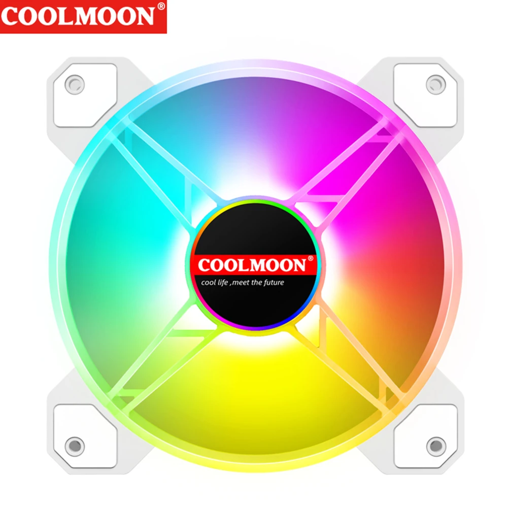 

Silent Chassis Cooler Radiator 16LED Lamp Beads PC Case Radiator 5V 3PIN ARGB 12V 4PIN PWM Speed Regulation Computer Accessories