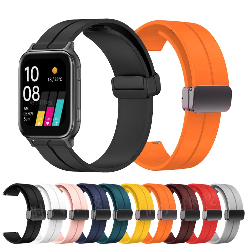 22mm Silicone Strap For UMIDIGI Uwatch 5S 5/3S 2S 2 Smartwatch Sport Quick Release Band For Umidigi Urun S Men Bracelet Correas