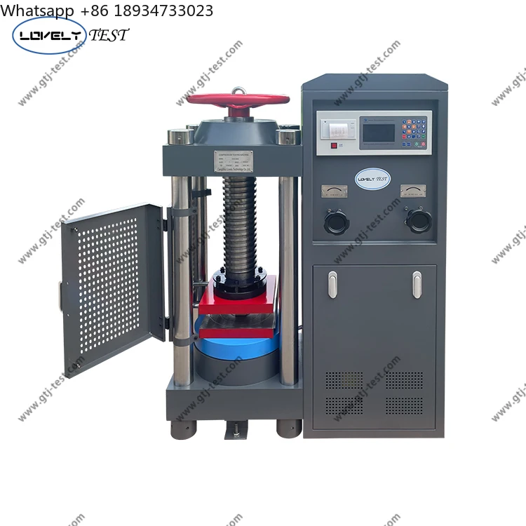 2000kN Digital Display Hydraulic Concrete Press test Machine Price
