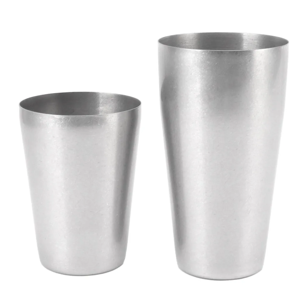 Professional 304 Stainless Steel Bartender Shaker Dishwasher Safe Mixing Cup Design Drink Mixer Cocktail Mixing Cup Bartending
