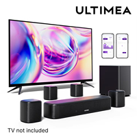ULTIMEA 7.1 Channel Sound Bar System for TV with 4 Surround Speakers, App Controlled Virtual Surround Sound, Home Theater Audio
