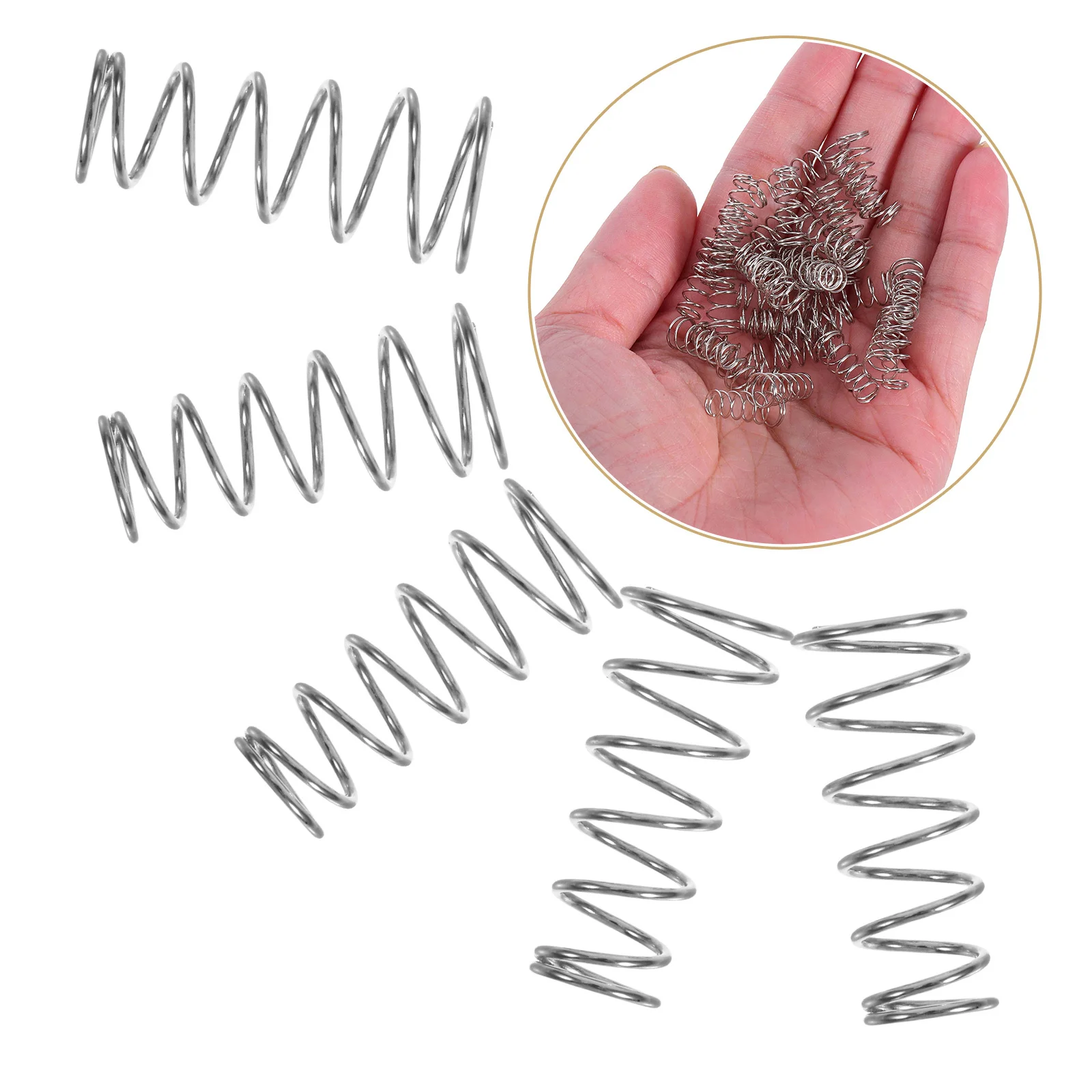 

50pcs Tremolo Springs Electric Guitar Bridge Adjustment Spring High Strength Noise Reduction Stable Tuning Precision For Guitar
