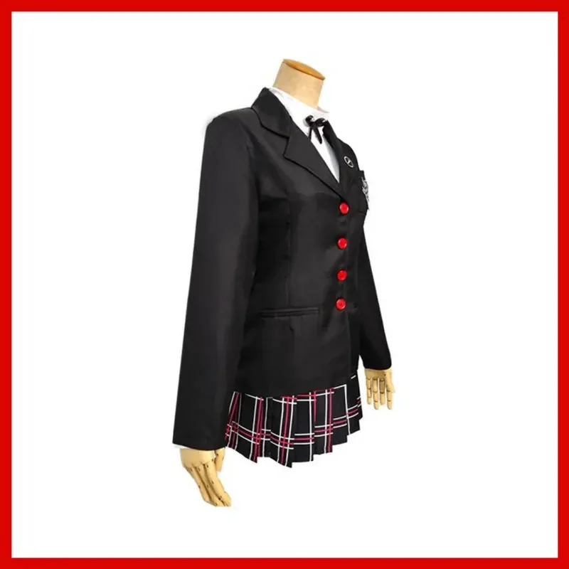 CyGame Royal Kasumi Yoshizawa Cosplay Costume P5r Violet Sumire Yoshizawa Korean School Uniform Wig Woman Cute Campus Suit