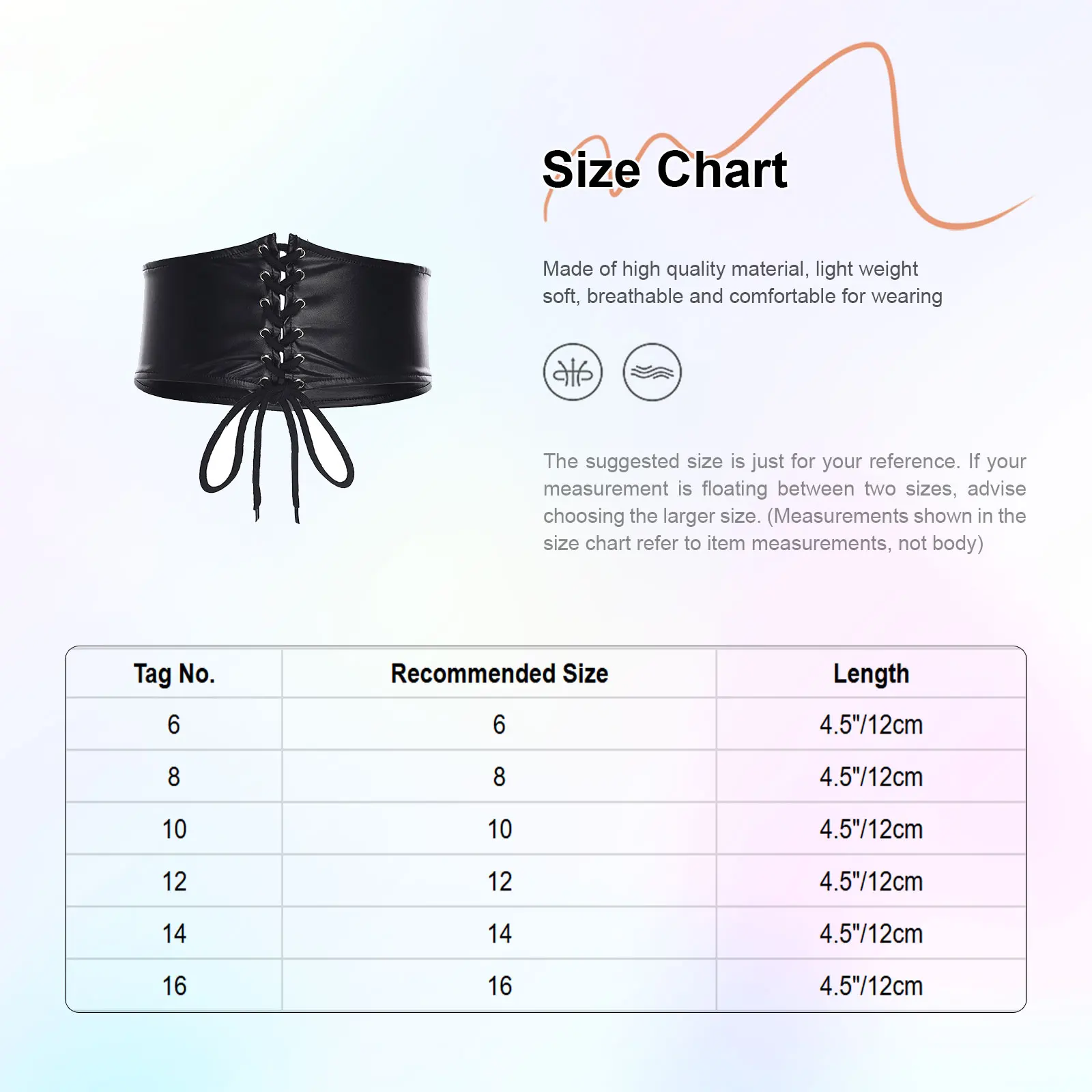 Costume da rinascimentale vittoriano medievale per bambina, cintura in pelle PU, corsetto, cintura decorativa, accessorio per abbigliamento