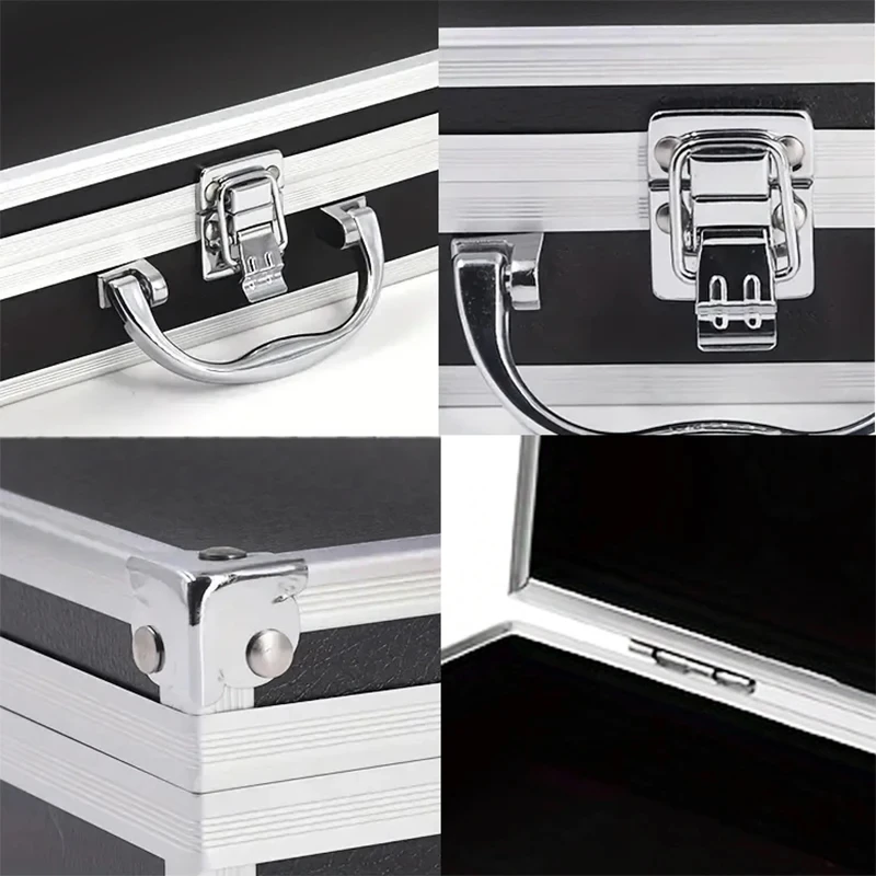 18x11x5.8cm Aluminum Alloy Tool Box Small Equipment Precision Parts Storage Box Jewelry Storage and Display Box