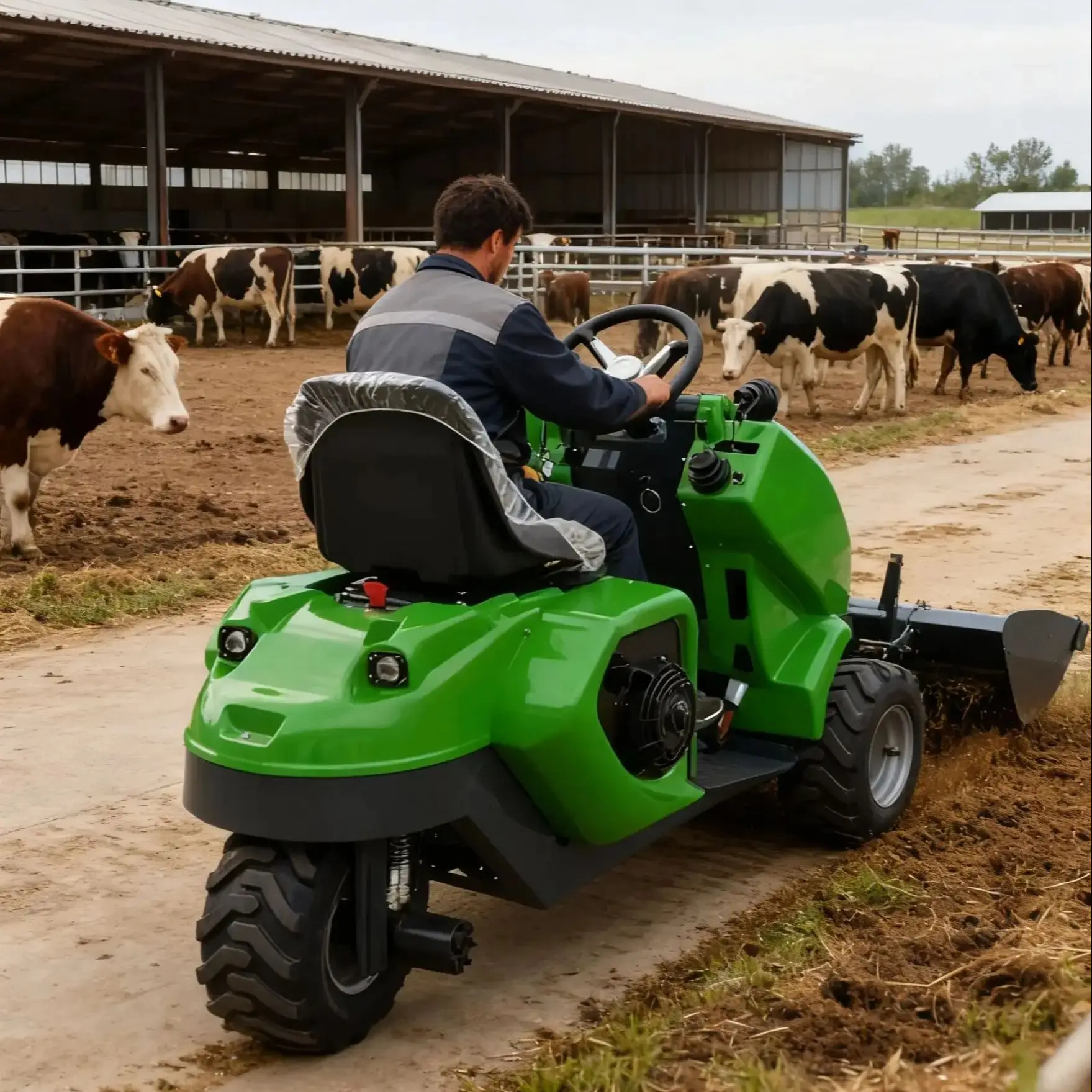 Mini-Gleitlader mit 3 Rädern, Gabelstapler, Kompaktlader mit 3 Radantrieb
