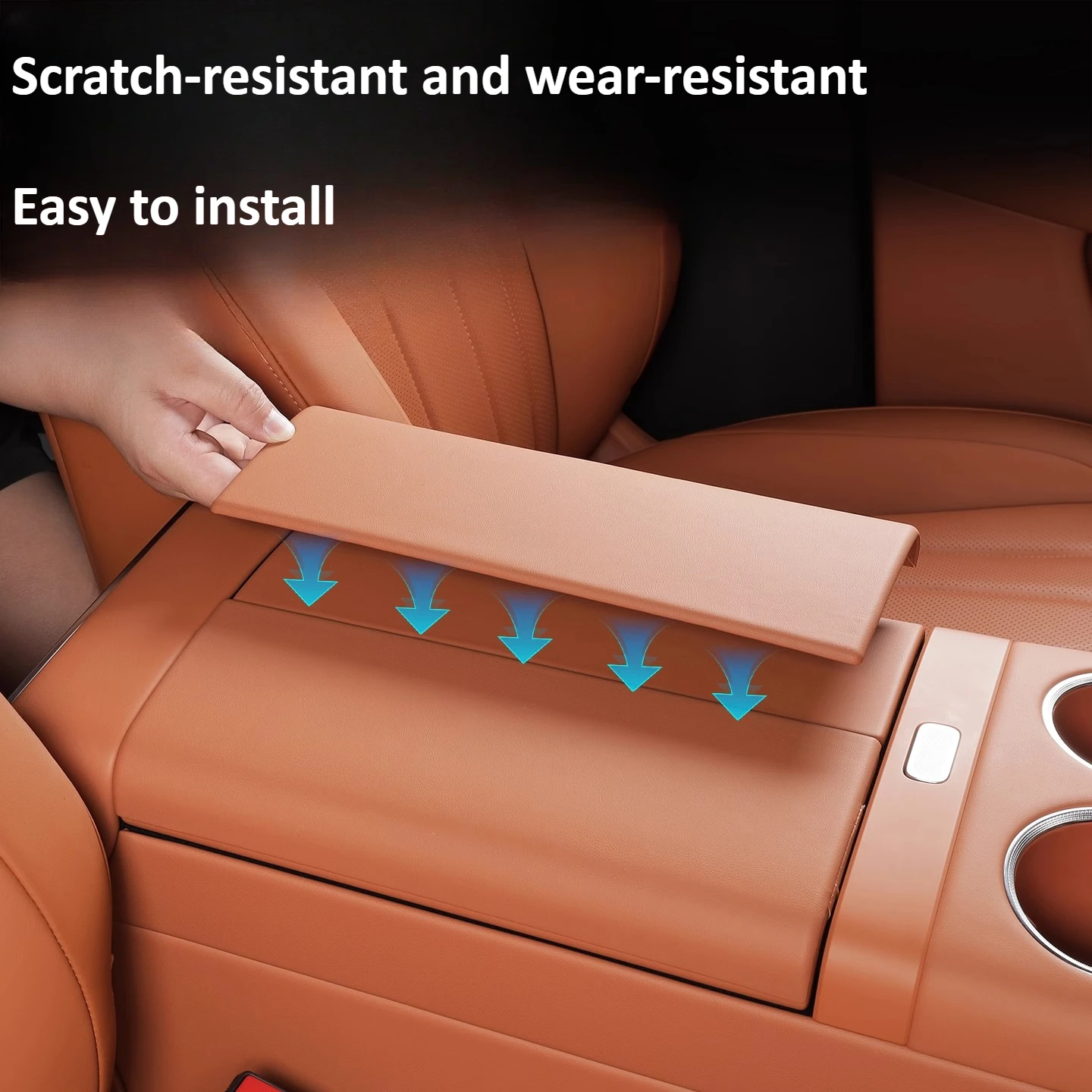 

Для AITO 8 M8 SERES 7 2025 2 шт. подлокотник для центральной консоли автомобиля, защитный чехол, кожаный коврик, аксессуары для салона автомобиля