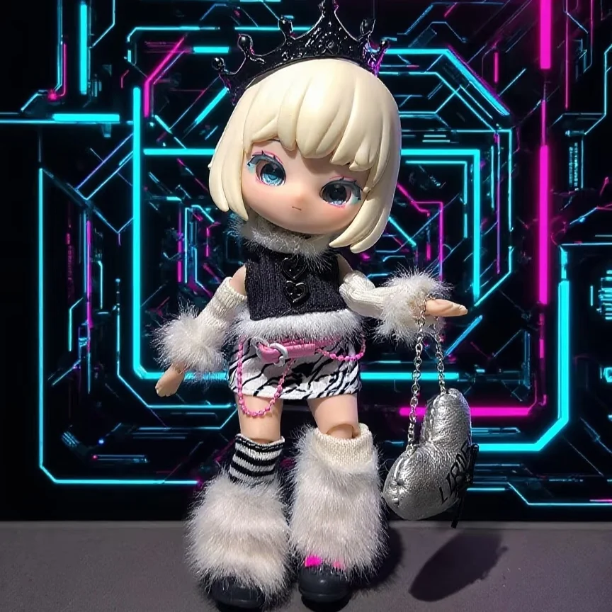 

1/12 Electronic Pet Bjd Figures Original Hot Lilolo Trendy Play Blind Box Binary Sweetheart Series Joint Movable Doll Ornament