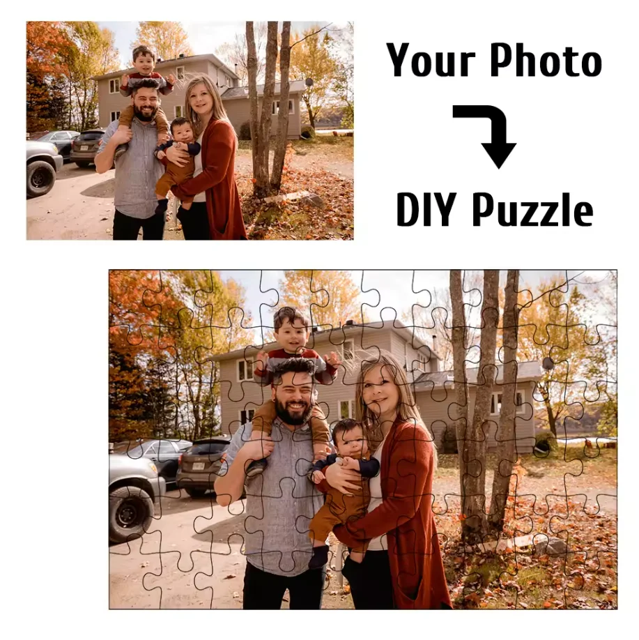 Personalized Photo Custom Puzzle Print Your Own Picture On Puzzle 500/1000/1200/2000Pcs Diy Family Jigsaw Puzzle Toys