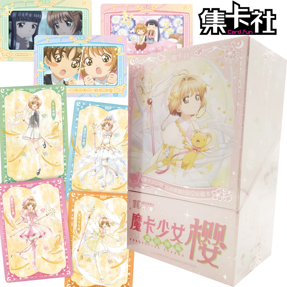 

Genuine Cardfun Cardcaptor Sakura Collection Cards Anime Lovely Magical Girl Exquisite Theme Cosplay Clothing Cards Toys Gifts