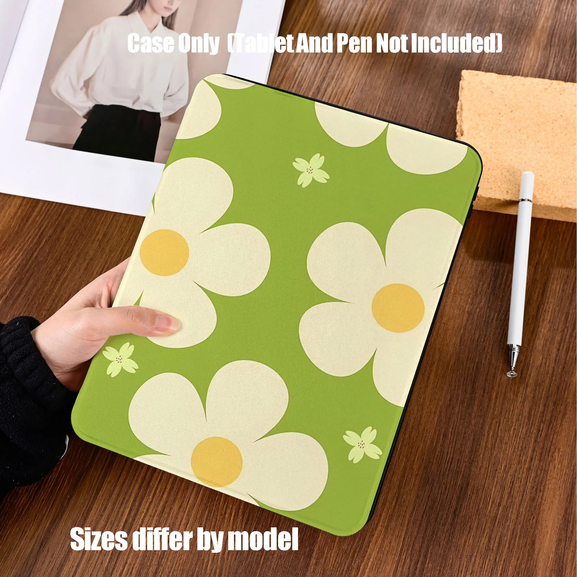 Shockproof TPU Tablet Protective Case with Pencil Holder Auto Sleep Wake for Apple /Samsung/Xiaomi/Redmi/Huawei/Honor