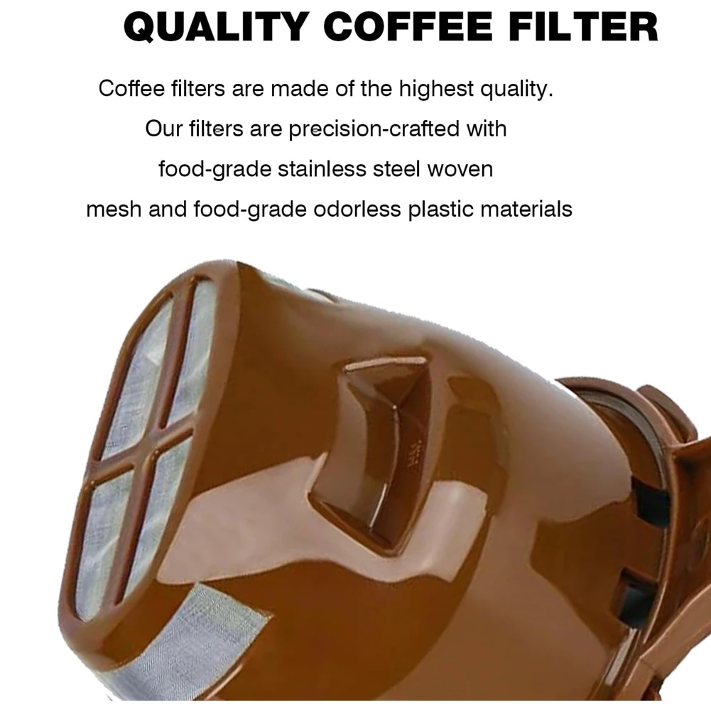 B64b-para máquina de café hamilton beach flexbrew-parte de suporte de agulha inferior de substituição (1 conjunto), filtro reutilizável de copo único