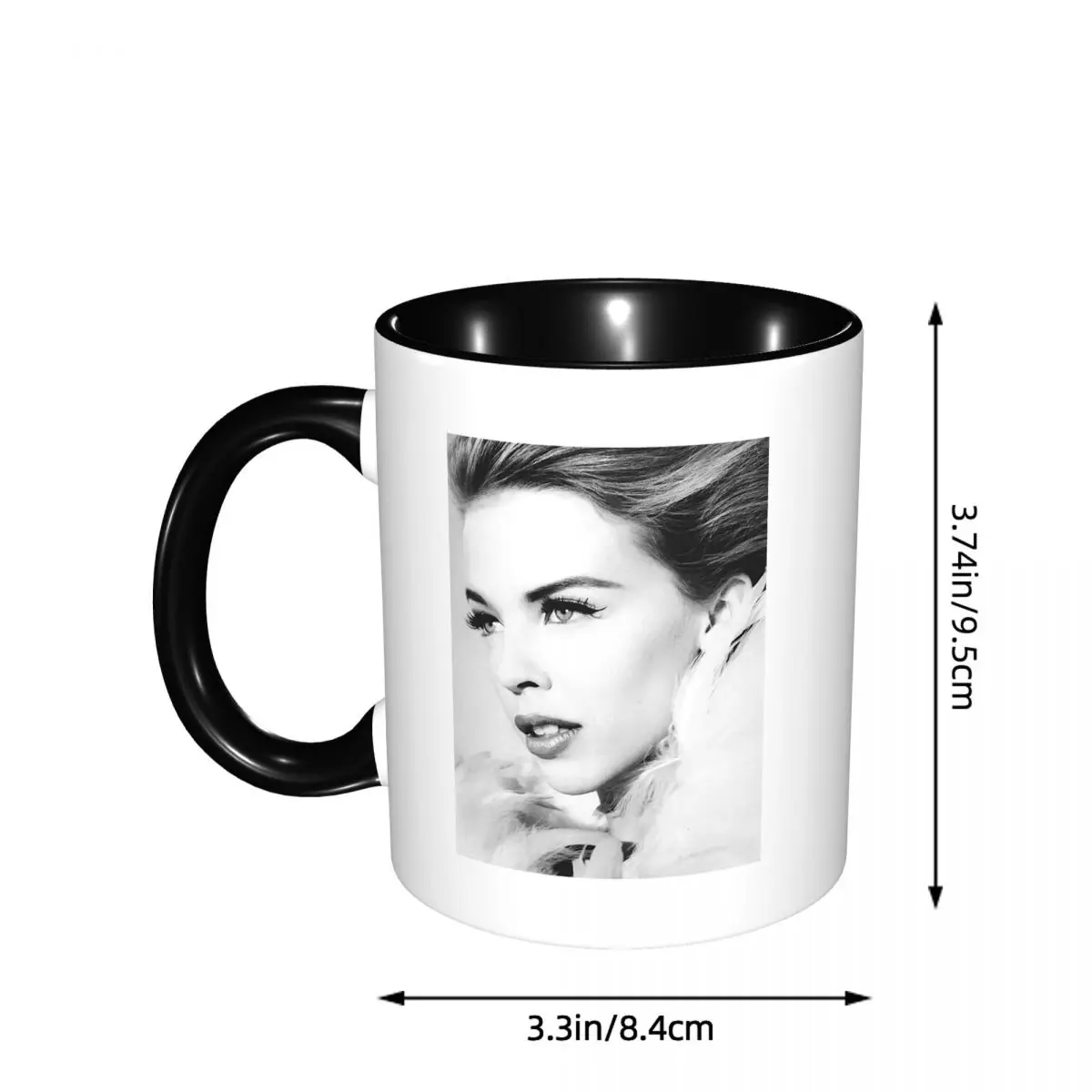 Kylie Minogue - Collage Mug Funny Ceramic Coffee Cups Tea Mugs Milk Cup Drinkware Gift for Woman Man