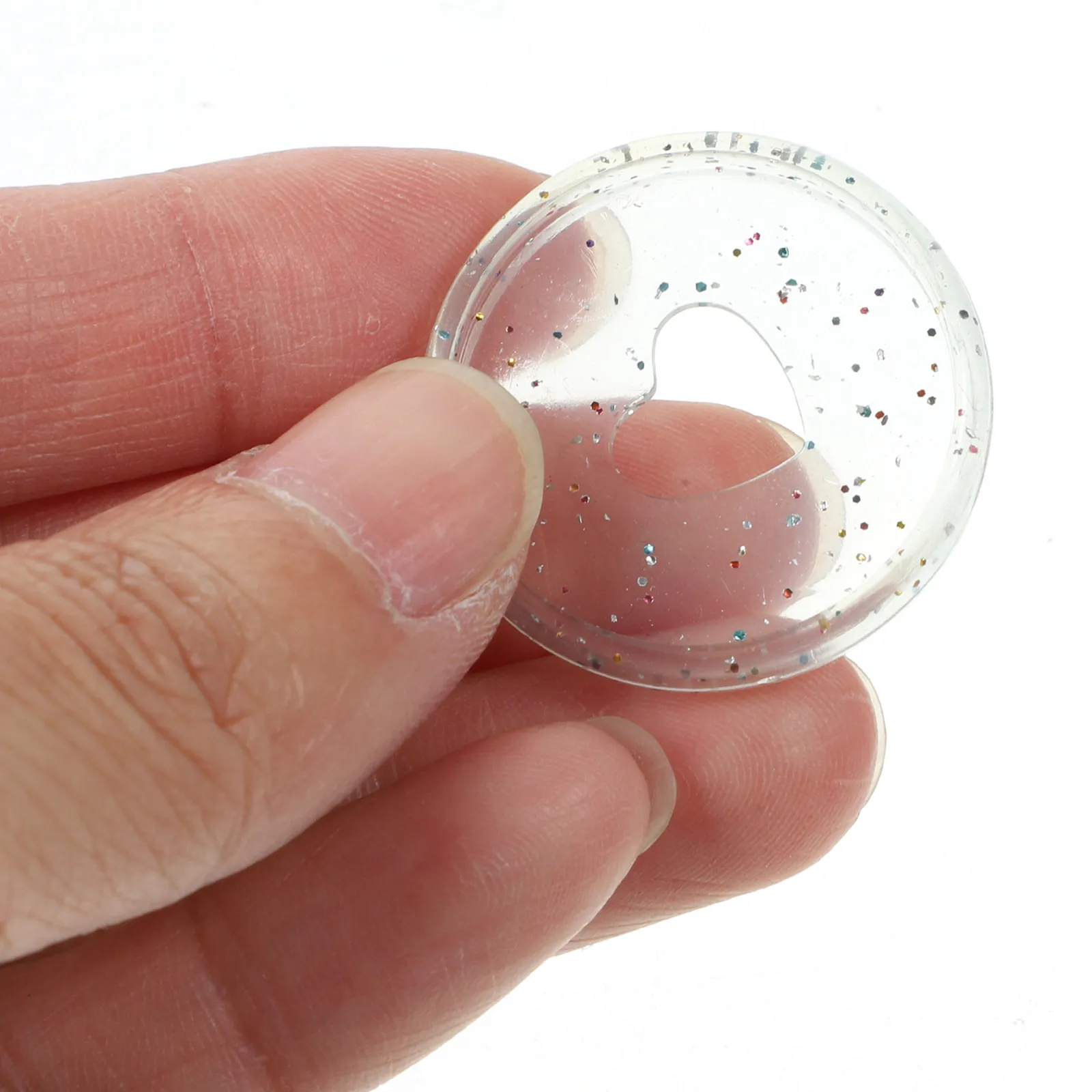 50Pcs Planner Binding Discs ABS Plastic Loose-Leaf Binder Rings Round Discbound Expansion Discs Notebook Accessories