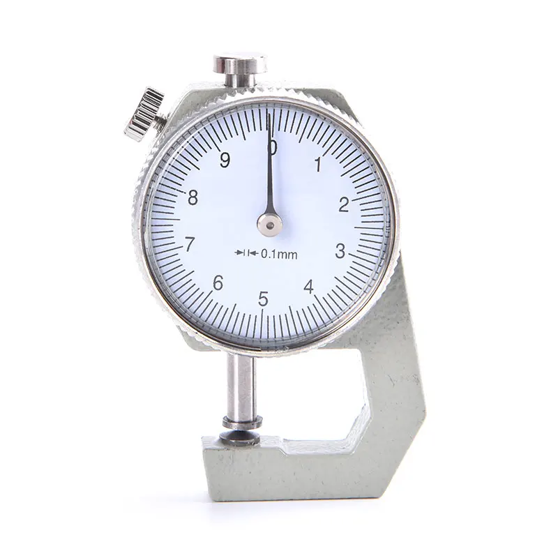 1PCS 0-10mm 0-20mm Metal Dial Thickness Gauge Leather Paper Thickness Meter Tester For Leather Flim Paper jauge d’epaisseur