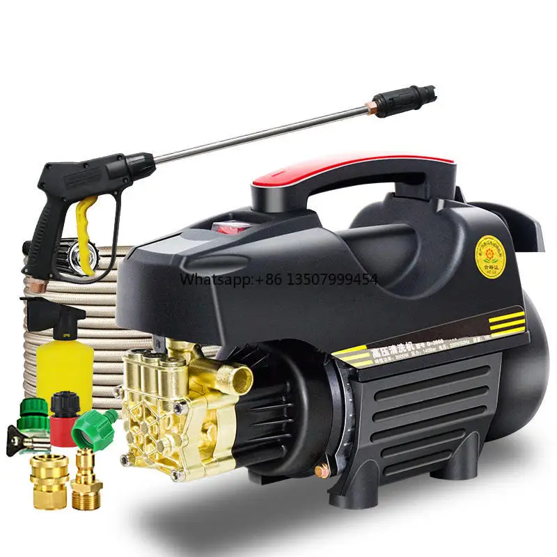 

Portable High Pressure Steel Car Wash 3000W 12MPa Car Washing Machine Cleaners Household 220V Water Gun Pump