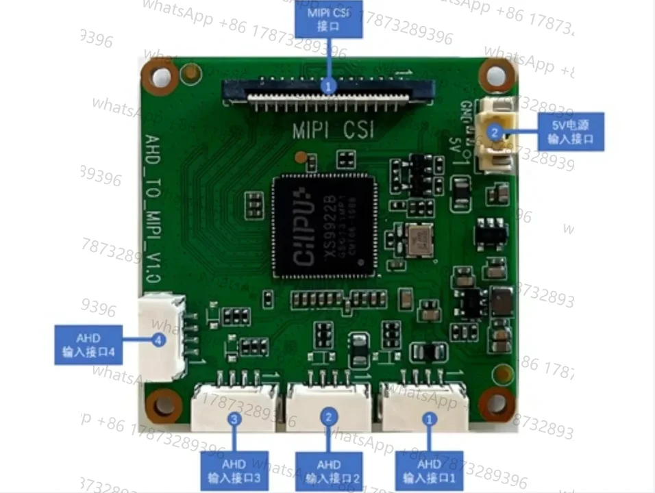 4-channel AHD to Mipi Adapter Board/XS9922B Adapter Board/38 Board