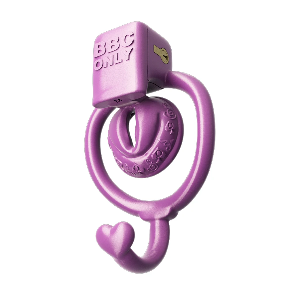 BBC Only CD TS Super Small Pussy Vaginal Chastity Cage Devices Heart Scrotum Stretcher Bondage Lock Penis Ring BDSM Sex Toys