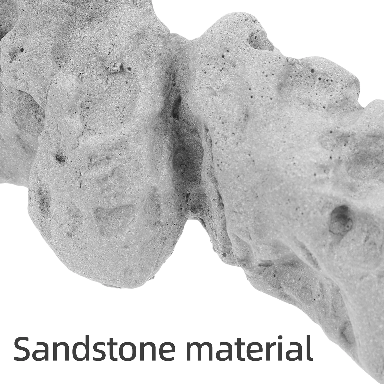 

Aquarium Decoration Mini Rockery Stone Fish Tank Ornament Compact Realistic Break-Resistant Underwater Moss Stone Decor