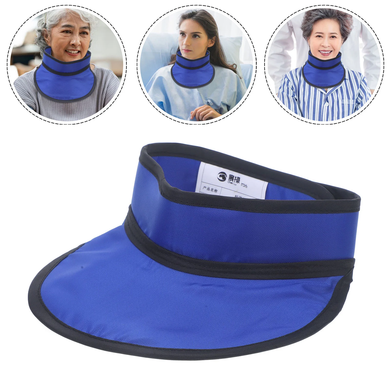 

Protective Collar Radiation Protection Protector Hospital Supplies 035mm Pb Equivalency Light Soft Lightweight