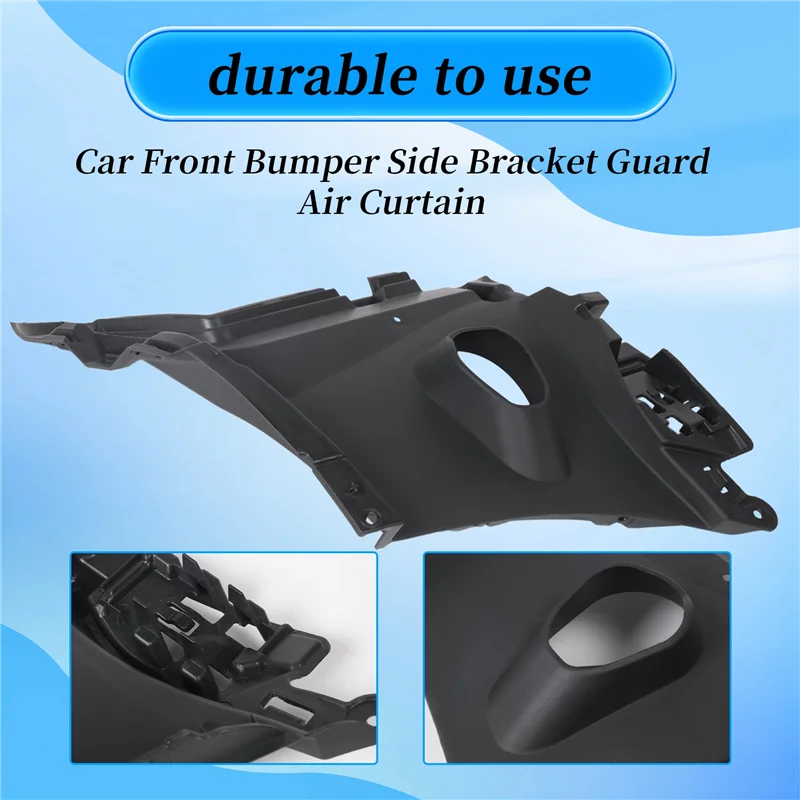 

1Pair Car Front Bumper Side Bracke 51115A370C7 51115A370C8 For BMW X5 G05 LCI 2023 Air Curtain Bracke Guard Left+Right