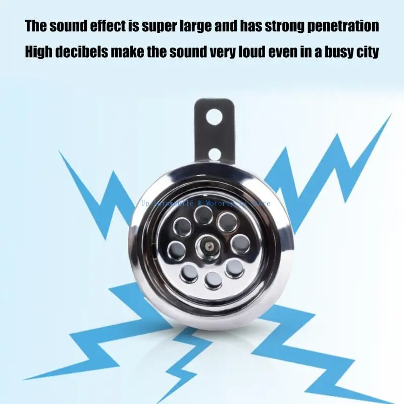270E بصوت عال دراجة نارية جهاز إنذار للتحذير شاحنة إنذار مكبر الصوت 12 فولت صفارة الإنذار الهواء القرن 105DB #5