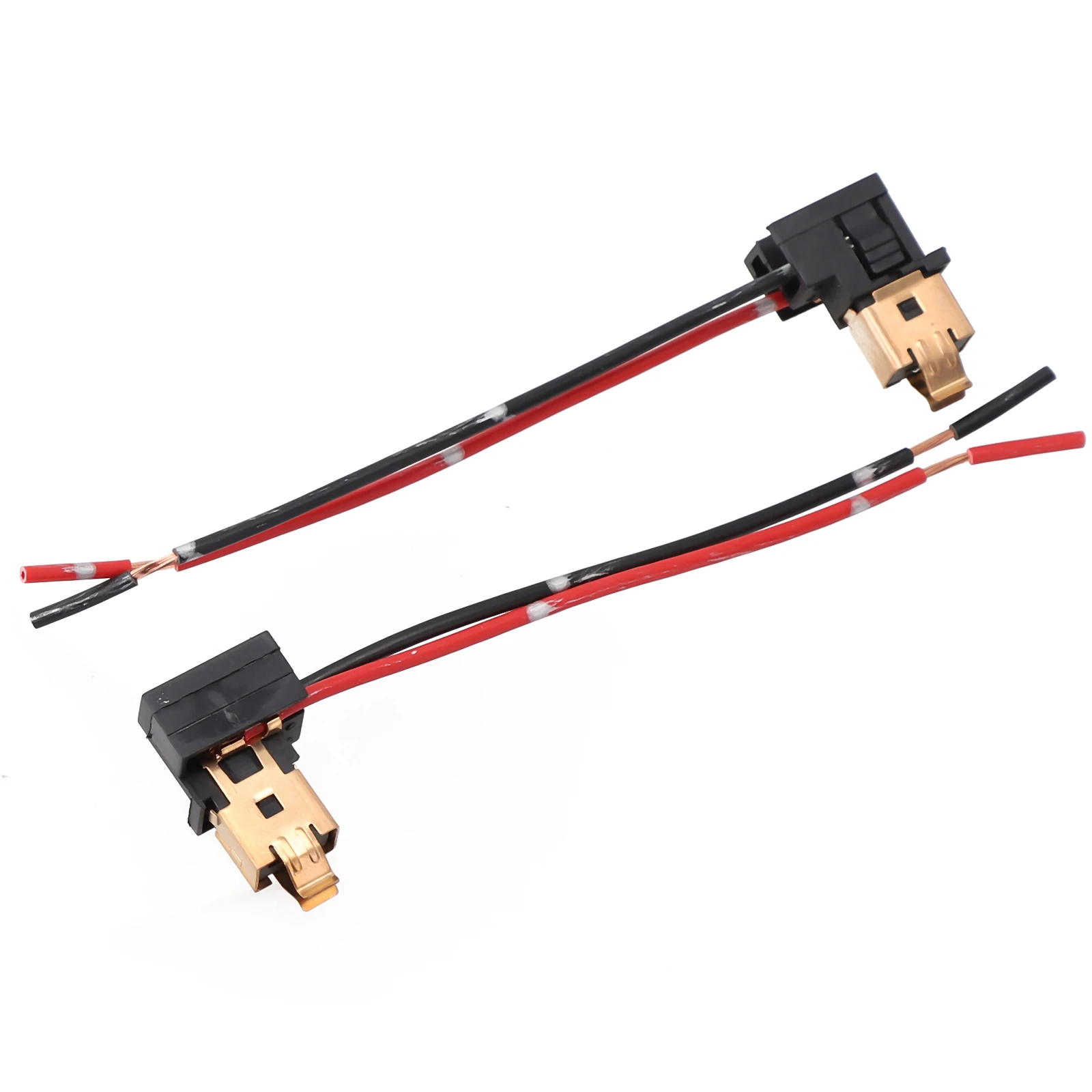 2Pcs H1 H3 Socket Wiring Harness Connector LED Headlight Adapter Extension Copper Core Double Wire Bakelite  2Pcs