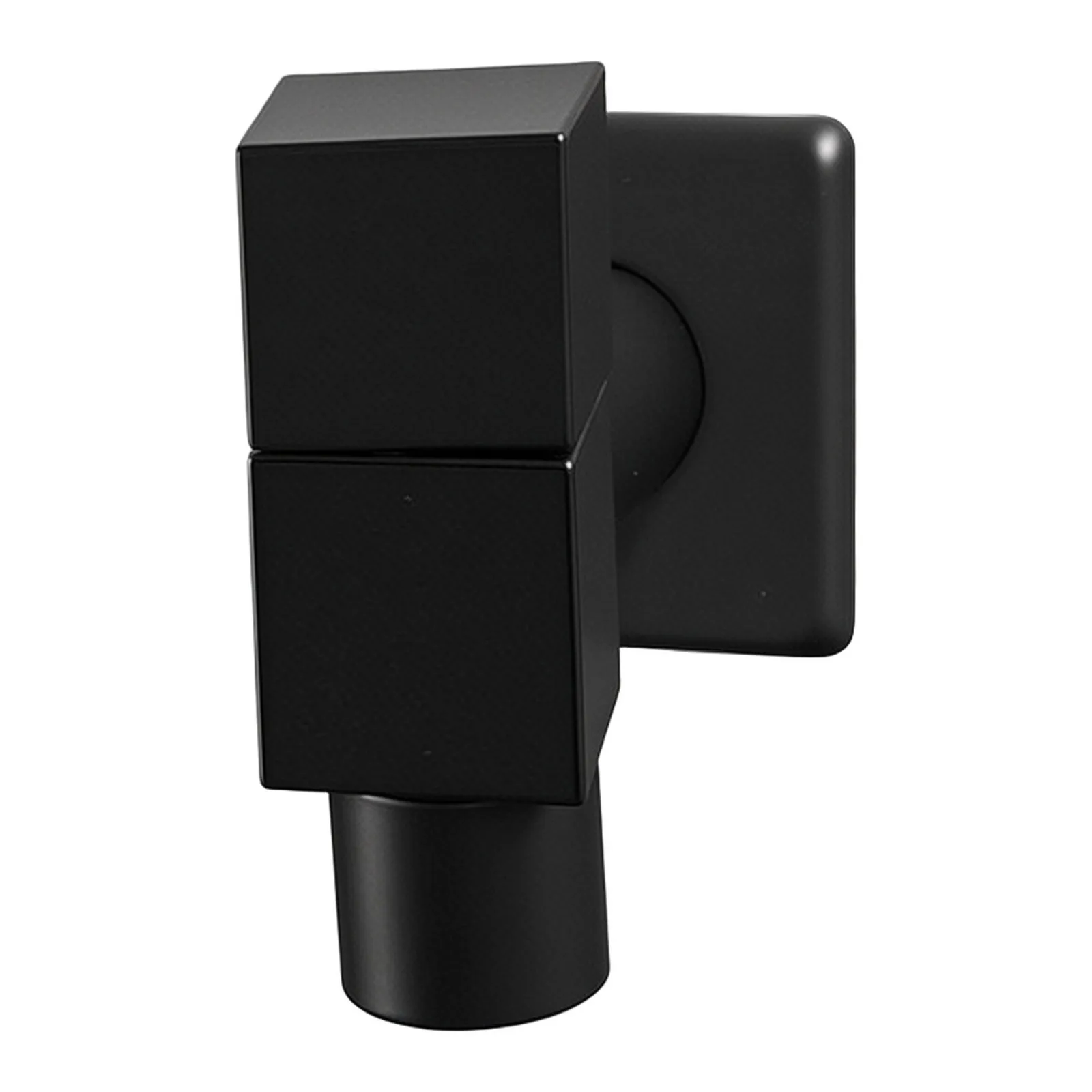 Black Brass Wall Mounted Washing Machine and Mop Pool Tap with G1/2 Thread Connection for Bathroom Kitchen Balcony and Garden