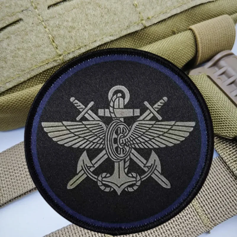 Parche táctico comunicación militar – velcro MOLLE para chaleco - imagen 3