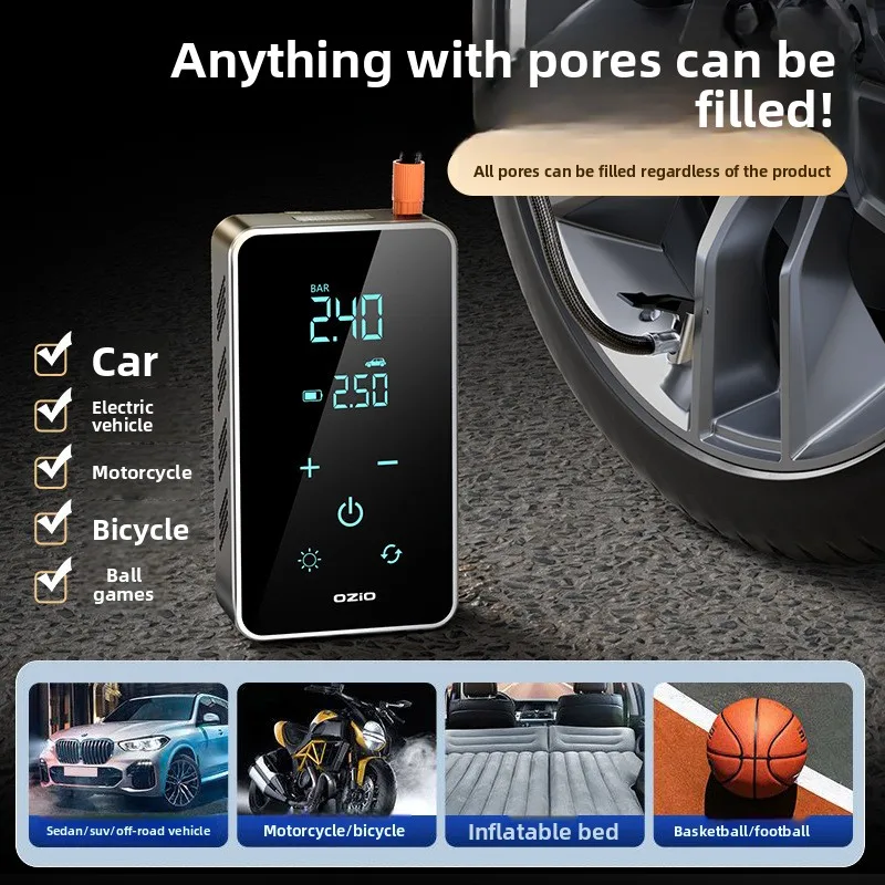 

Car Wireless Air Pump Car Portable Tire High Pressure Inflatable Electric Bicycle Pump