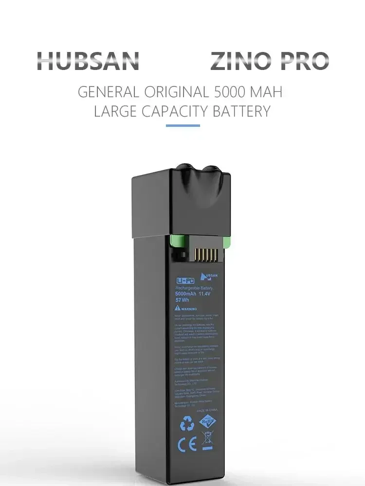 For Hubsan Zino Pro Ba-ttery Spare Parts 11.4V 3000m-Ah Intelligent Flight   Accessories