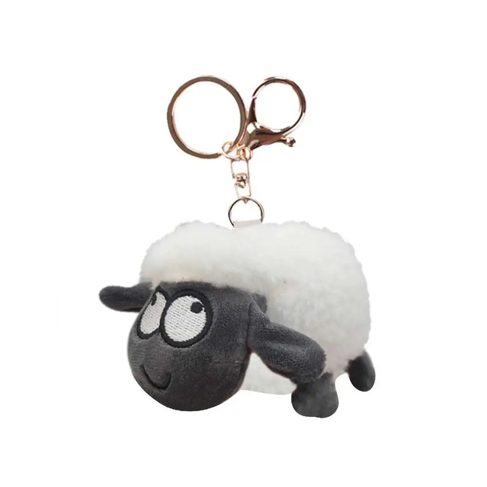 Gifts Internet Game Plush Toy Car Ornaments Key Holder Schoolbag Pendant Plush Key Chain Plush Pendant Key Ring Sheep Keychain