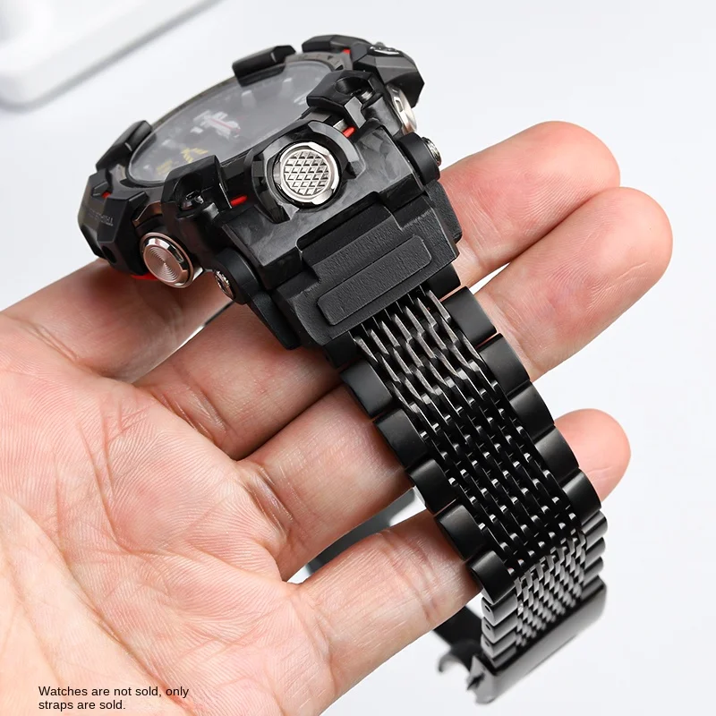 GWG 2000 modified watch Strap for Casio G-SHOCK 5678 GWG-2000-1A GWG-2040FR Stainless steel wristband waterproof watchband parts