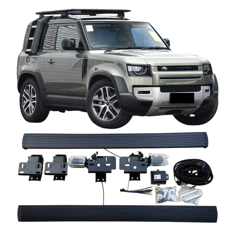 Electric Power Side Step Running Board for Defender 90 2020-2024 Auto Replacement