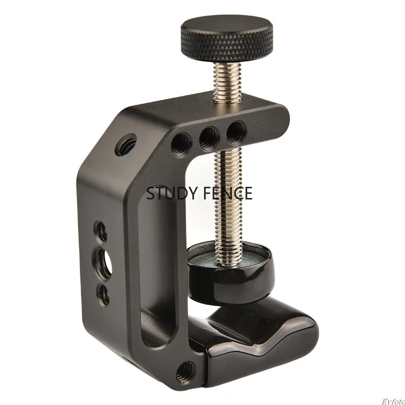 

Aluminum Alloy Strong Clamp G-type Clamp Desktop Fixed Bracket Round Pipe Clamp Household Hardware Accessories Pipe Bracket